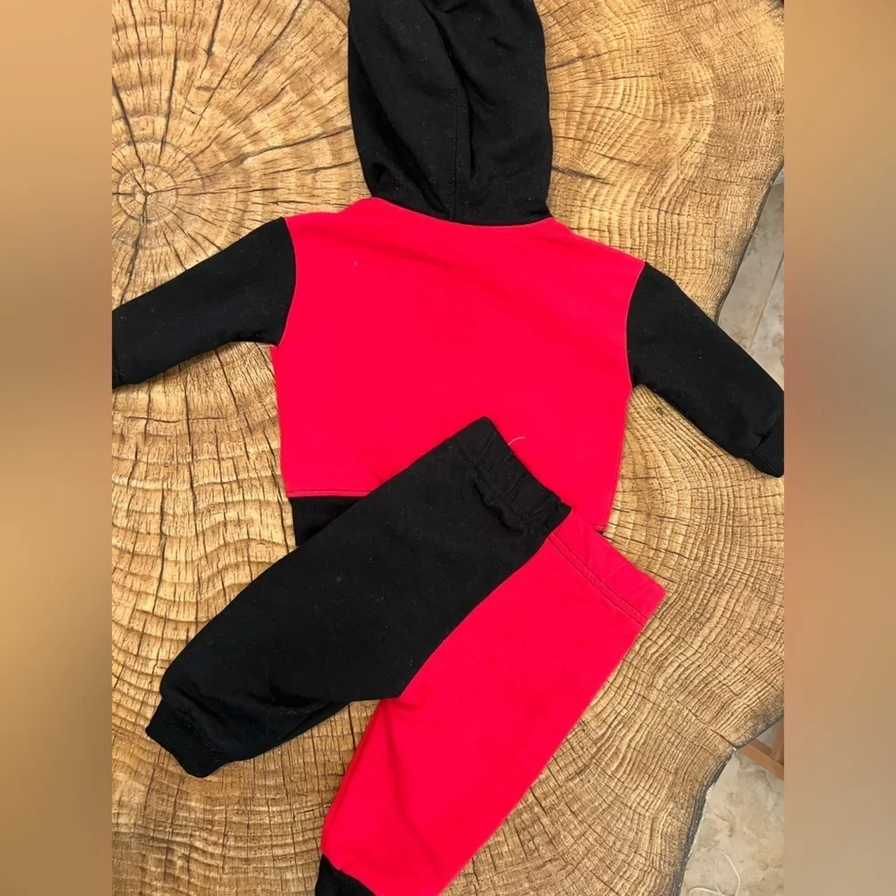 ‼️NWOT: Red & Black Champion Baby Sweat Set - 3M